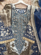 Cotton Embroidery 3pcs suit