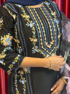 Cambric cotton Ready to wear 3pcs suit