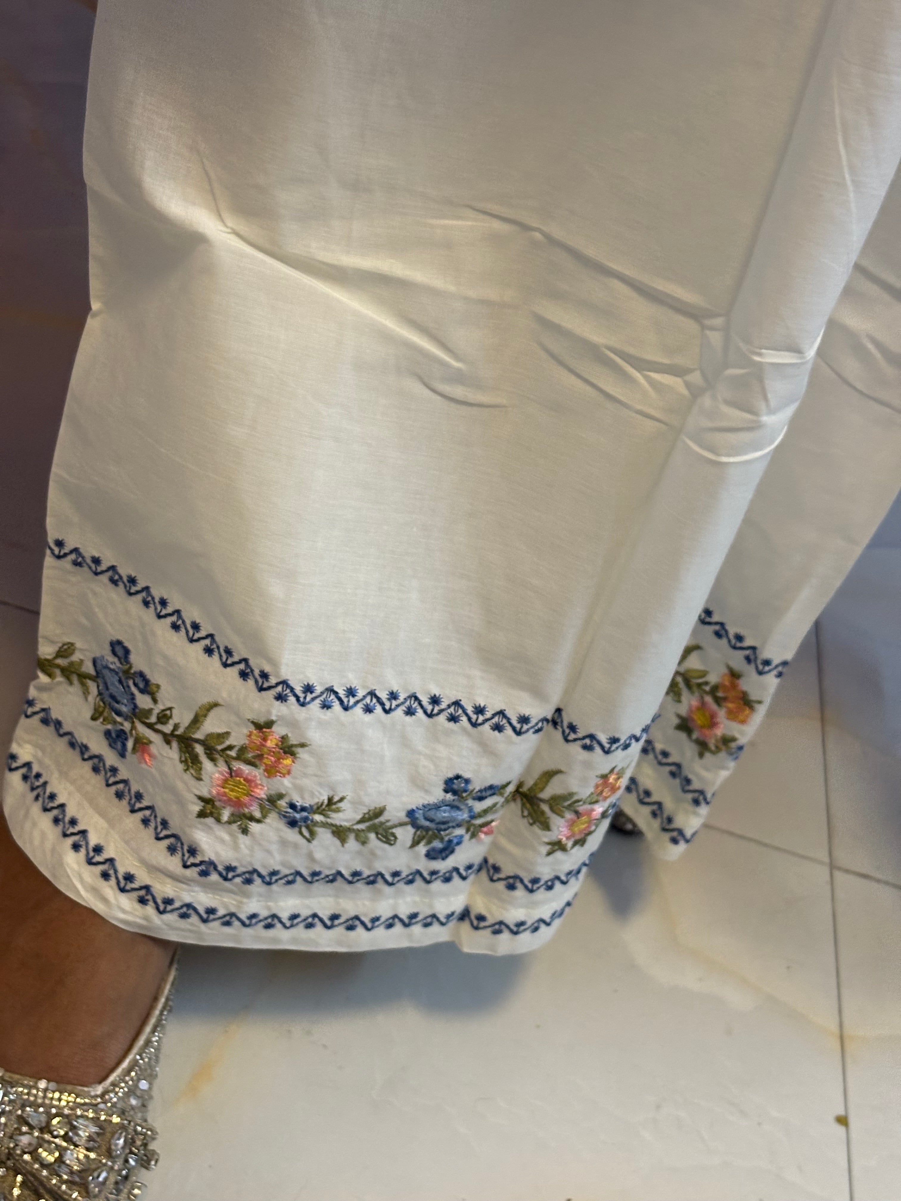 Cambric Cotton Ready to wear 3pcs suit