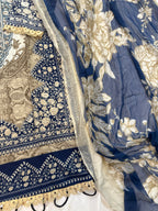 Cotton Embroidery 3pcs suit