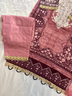 Cotton Embroidery 3pc suit