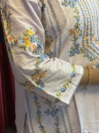 Cambric Cotton Ready to wear 3pcs suit